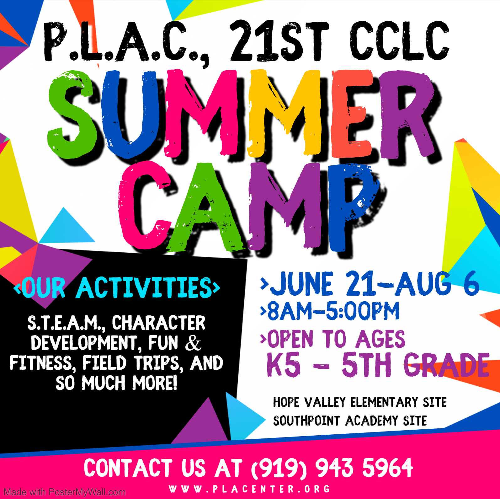 Free Summer Camp Durham, NC